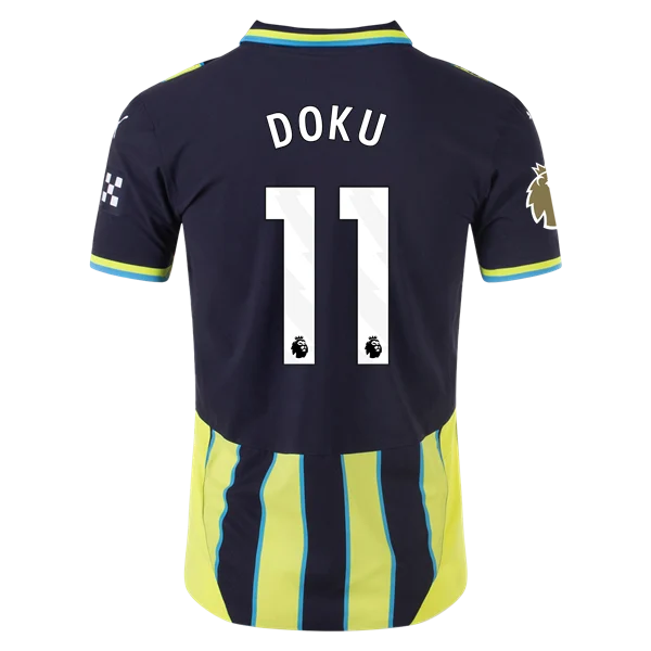 Jérémy Doku Manchester City 24/25 Player Away Jersey