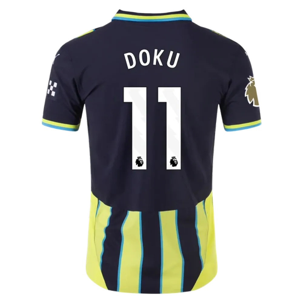 Jérémy Doku Manchester City 24/25 Player Away Jersey