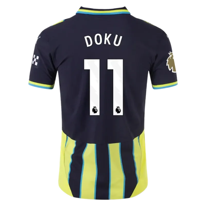 Jérémy Doku Manchester City 24/25 Player Away Jersey