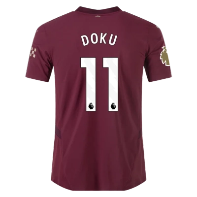 Jérémy Doku Manchester City 24/25 Player Third Jersey 01