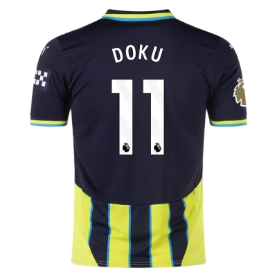 Jérémy Doku Manchester City 24/25 Replica Away Jersey 01