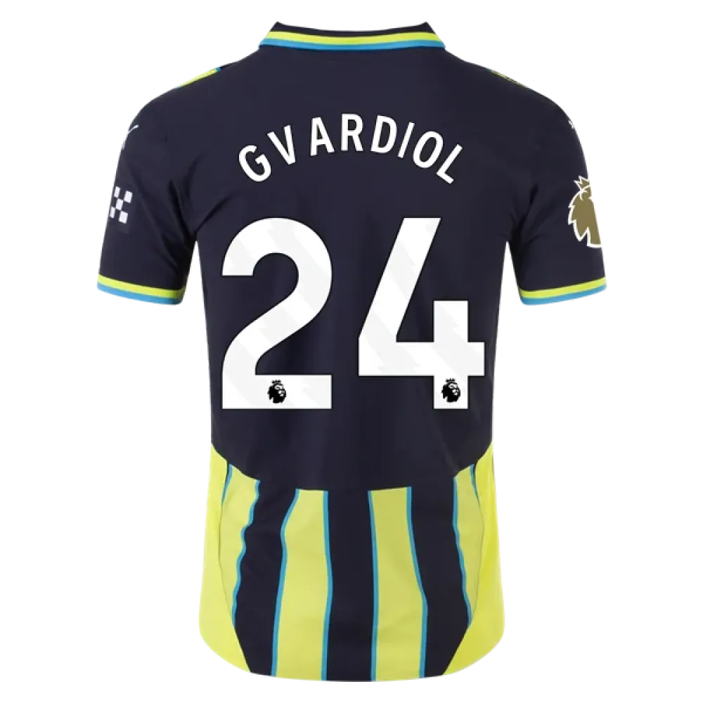 Joško Gvardiol Manchester City 24/25 Player Away Jersey