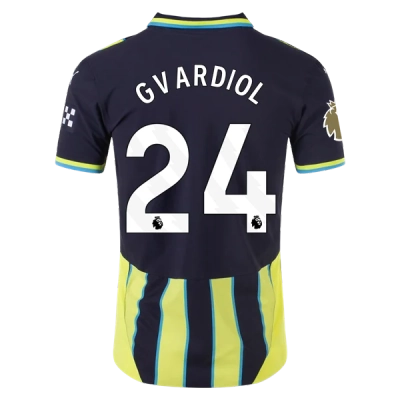 Joško Gvardiol Manchester City 24/25 Player Away Jersey 01