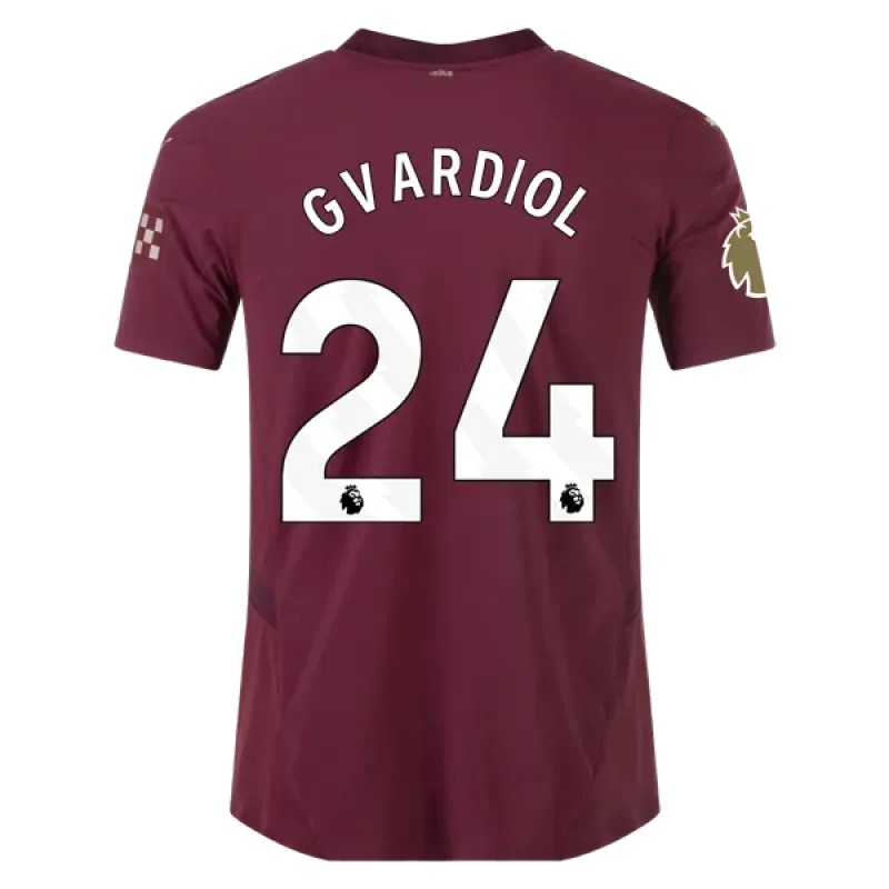 Joško Gvardiol Manchester City 24/25 Player Third Jersey