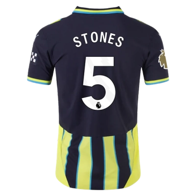 John Stones Manchester City 24/25 Player Away Jersey 01
