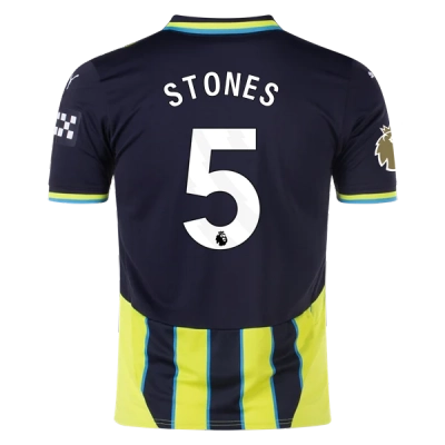 John Stones Manchester City 24/25 Replica Away Jersey 01