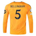 Jude Bellingham Real Madrid 24/25 Long Sleeve Away Jersey