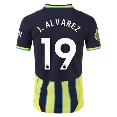 Julián Álvarez Manchester City 24/25 Player Away Jersey 01