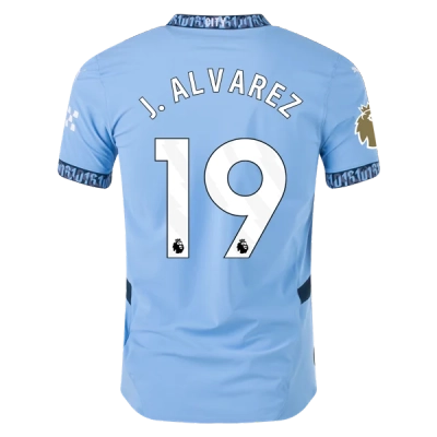 Julián Álvarez Manchester City 24/25 Player Home Jersey 01