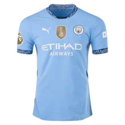 Julián Álvarez Manchester City 24/25 Player Home Jersey 02