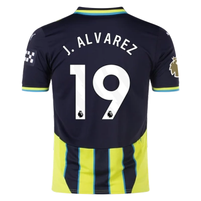 Julián Álvarez Manchester City 24/25 Replica Away Jersey 01