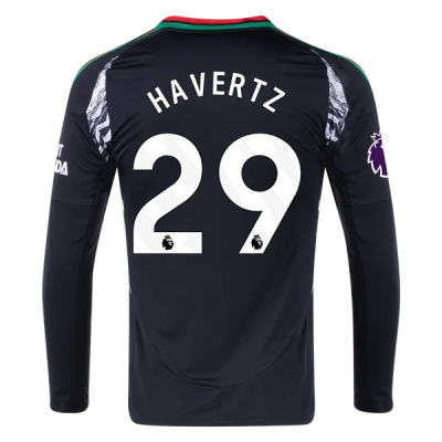 Kai Havertz Arsenal 24/25 Long Sleeve Away Jersey 01