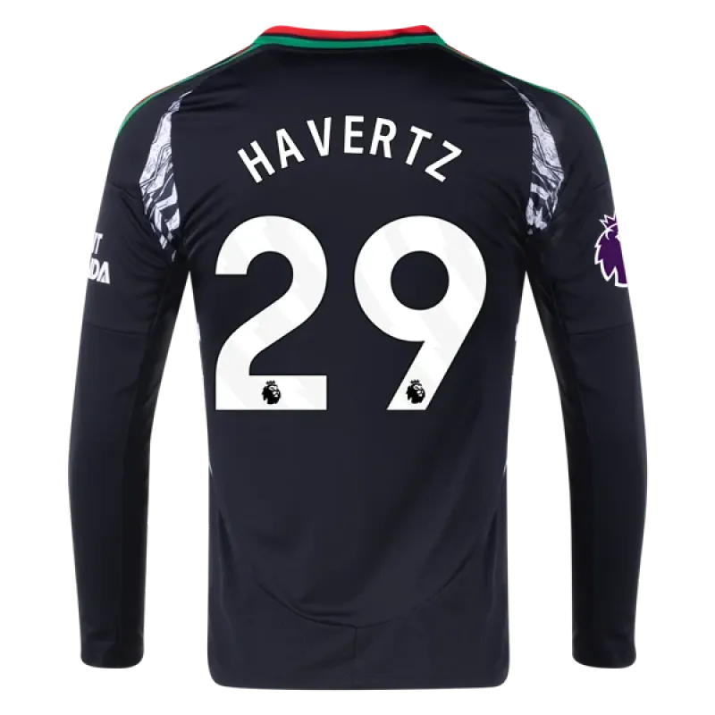 Kai Havertz Arsenal 24/25 Long Sleeve Away Jersey