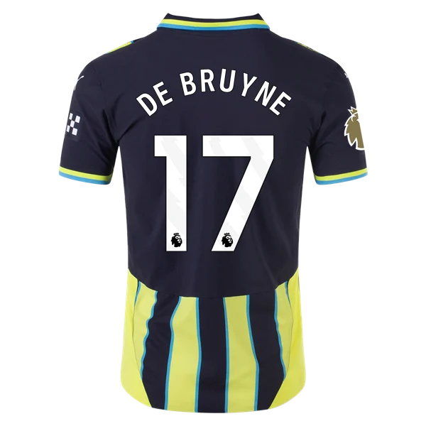 Kevin De Bruyne Manchester City 24/25 Player Away Jersey