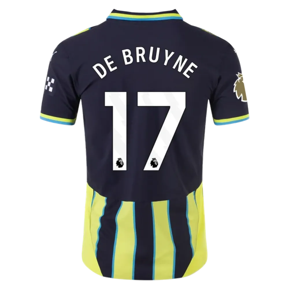 Kevin De Bruyne Manchester City 24/25 Player Away Jersey