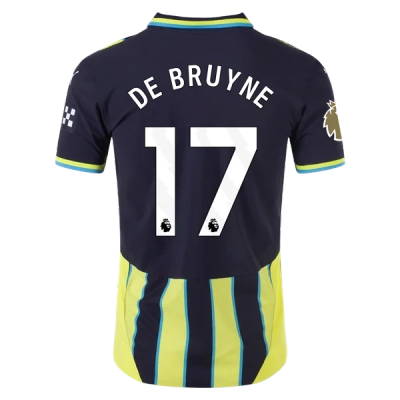 Kevin De Bruyne Manchester City 24/25 Player Away Jersey 01