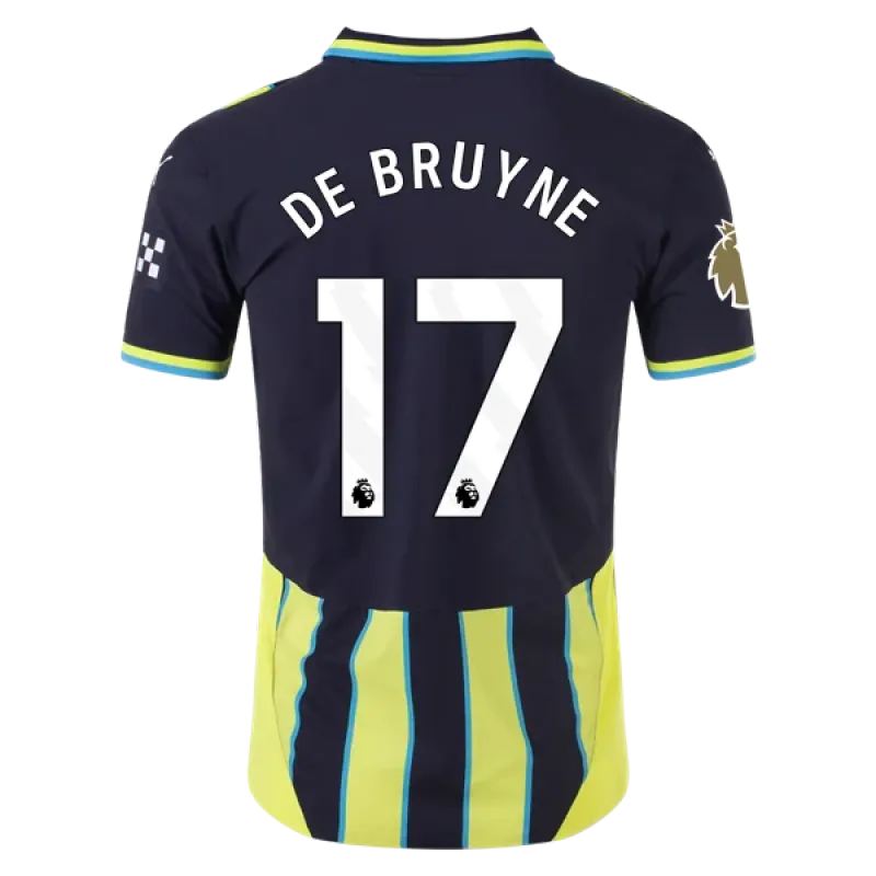 Kevin De Bruyne Manchester City 24/25 Player Away Jersey