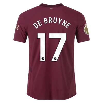 Kevin De Bruyne Manchester City 24/25 Player Third Jersey 01