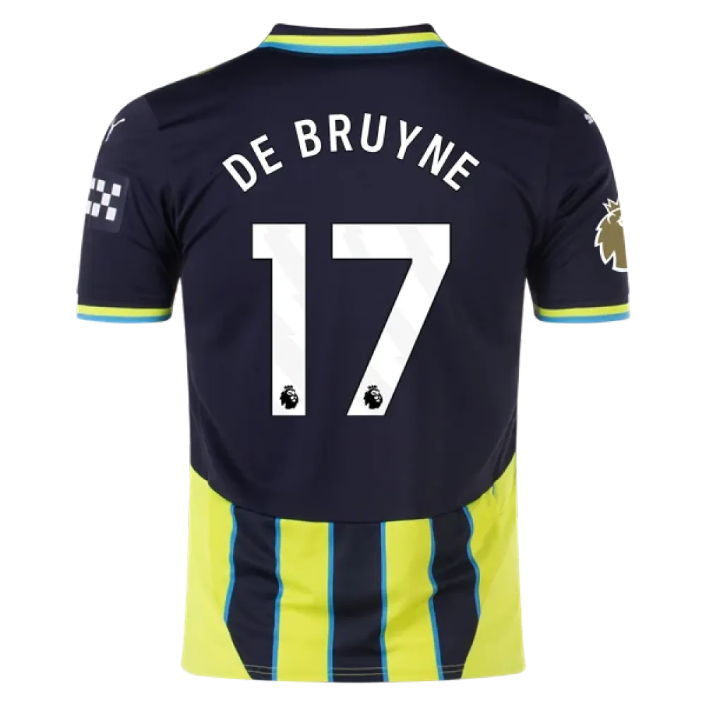 Kevin De Bruyne Manchester City 24/25 Replica Away Jersey