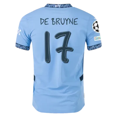 Kevin De Bruyne Manchester City UCL 24/25 Player Home Jersey 01