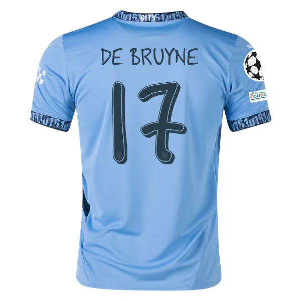 Kevin De Bruyne Manchester City UCL 24/25 Replica Home Jersey