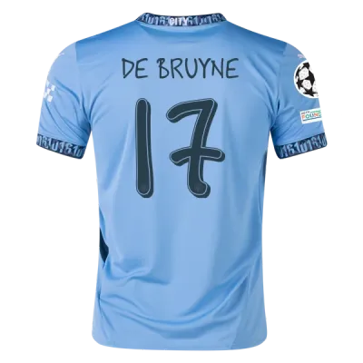 Kevin De Bruyne Manchester City UCL 24/25 Replica Home Jersey 01