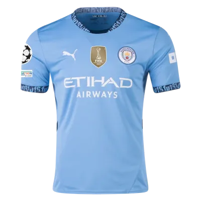 Kevin De Bruyne Manchester City UCL 24/25 Replica Home Jersey 02