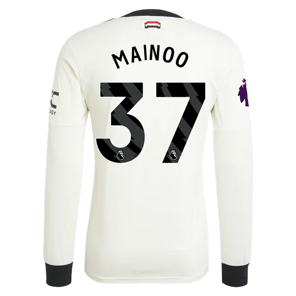 Kobbie Mainoo Manchester United 24/25 Long Sleeve Player Third Jersey