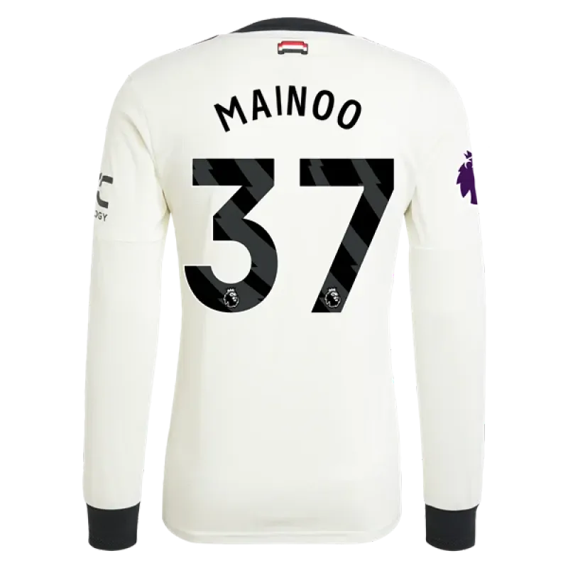 Kobbie Mainoo Manchester United 24/25 Long Sleeve Player Third Jersey