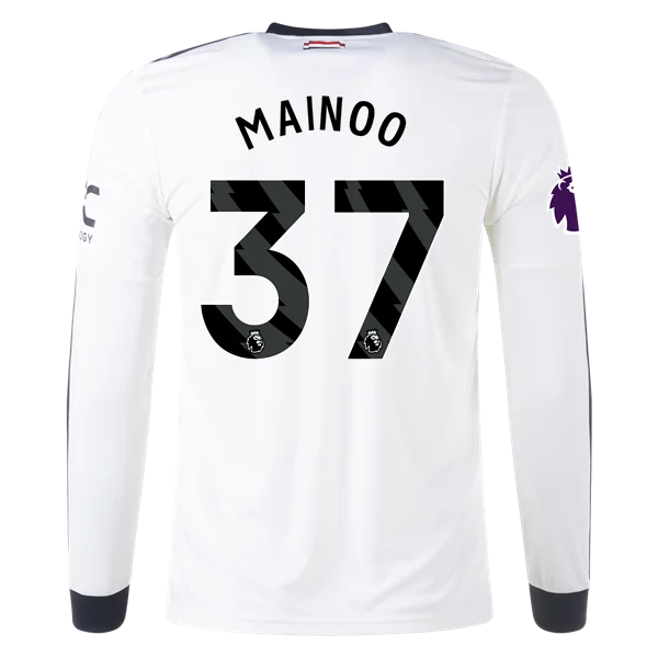 Kobbie Mainoo Manchester United 24/25 Long Sleeve Third Jersey