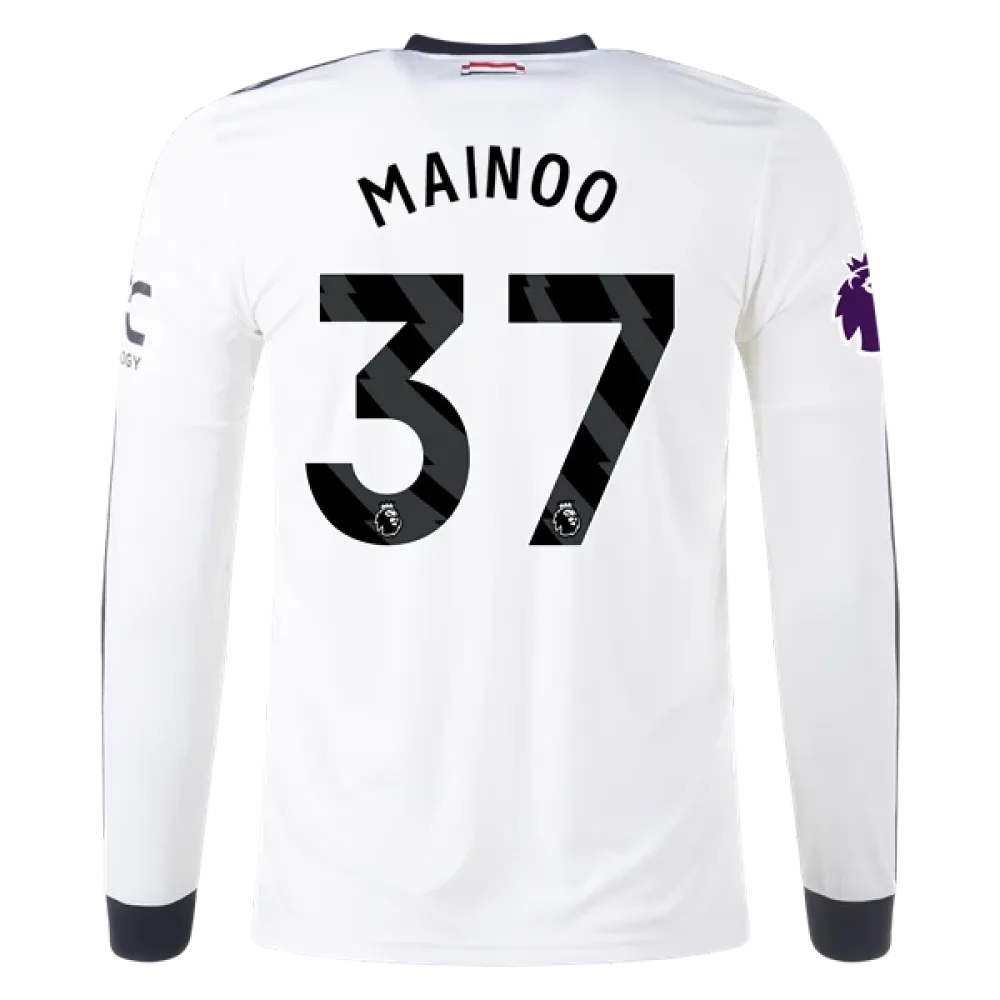 Kobbie Mainoo Manchester United 24/25 Long Sleeve Third Jersey