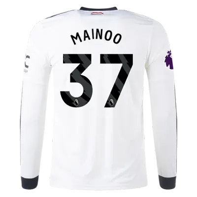 Kobbie Mainoo Manchester United 24/25 Long Sleeve Third Jersey 01