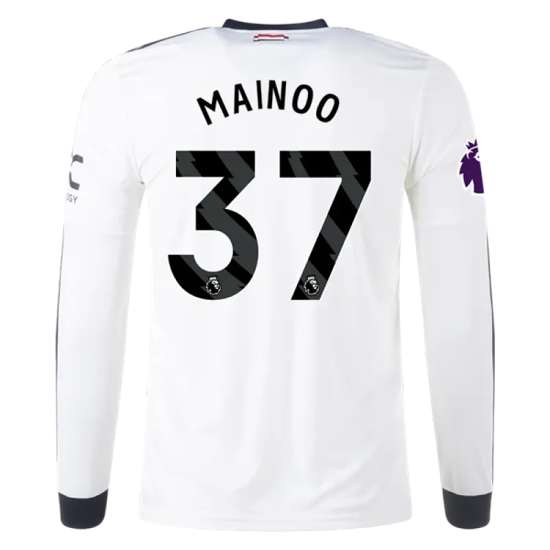 Kobbie Mainoo Manchester United 24/25 Long Sleeve Third Jersey