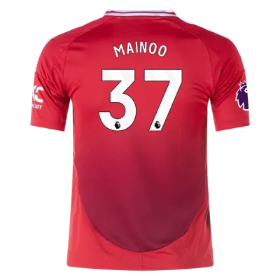 Kobbie Mainoo Manchester United 24/25 Youth Home Jersey 01