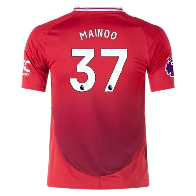 Kobbie Mainoo Manchester United 24/25 Youth Home Jersey 01