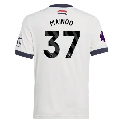 Kobbie Mainoo Manchester United 24/25 Youth Third Jersey 01