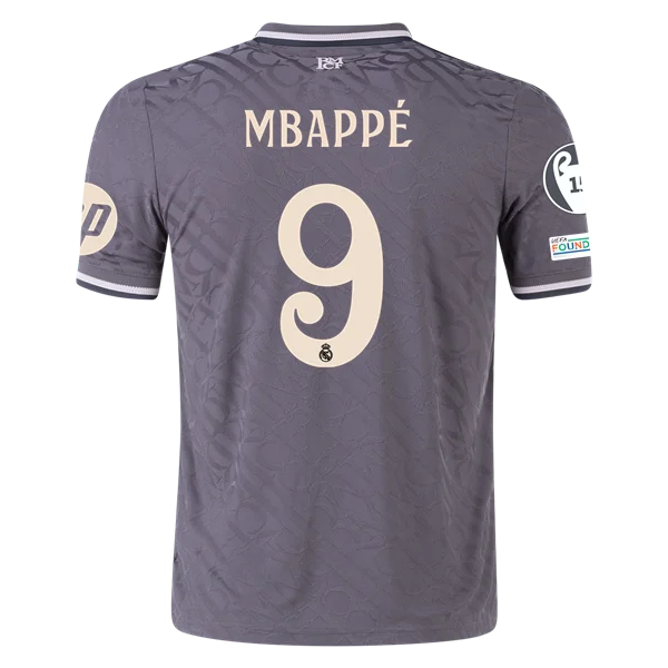 Kylian Mbappé Real Madrid 24/25 Player Third Jersey