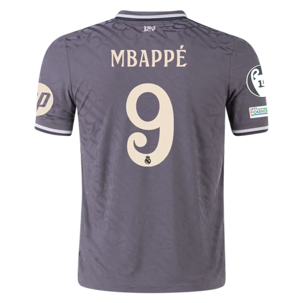 Kylian Mbappé Real Madrid 24/25 Player Third Jersey