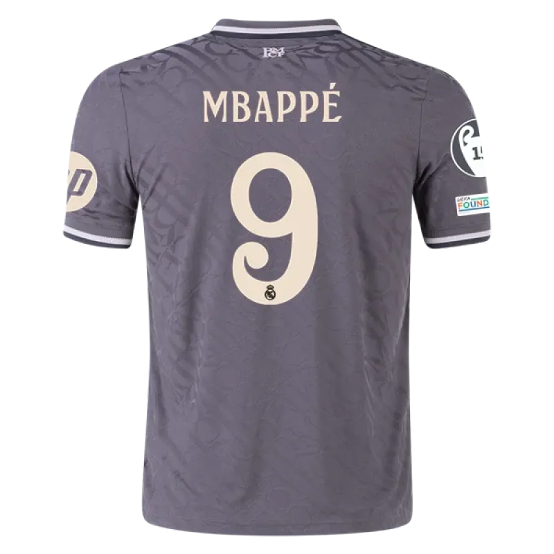 Kylian Mbappé Real Madrid 24/25 Player Third Jersey