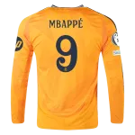 Kylian Mbappé Real Madrid 24/25 Long Sleeve Away Jersey