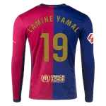 Lamine Yamal Barcelona 24/25 Long Sleeve Home Jersey