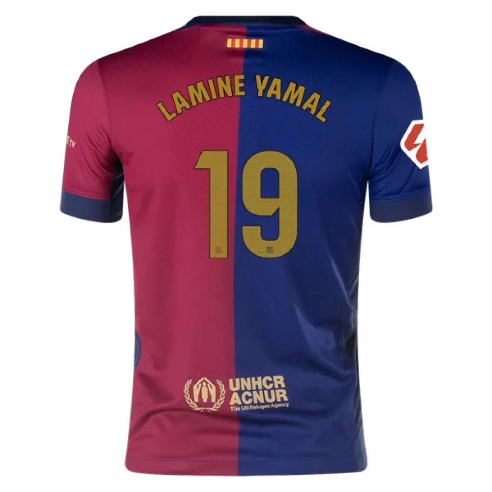 Lamine Yamal Barcelona 24/25 Youth Home Jersey