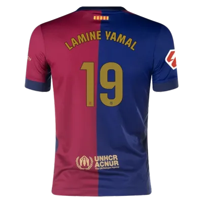 Lamine Yamal Barcelona 24/25 Youth Home Jersey 01