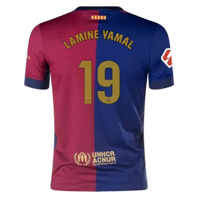 Lamine Yamal Barcelona 24/25 Youth Home Jersey