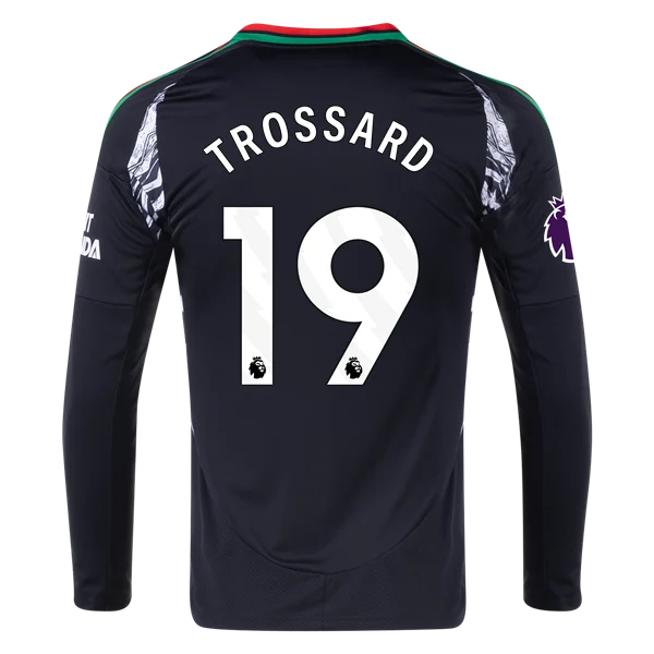 Leandro Trossard Arsenal 24/25 Long Sleeve Away Jersey