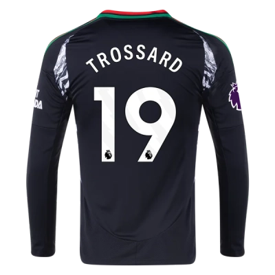Leandro Trossard Arsenal 24/25 Long Sleeve Away Jersey 01