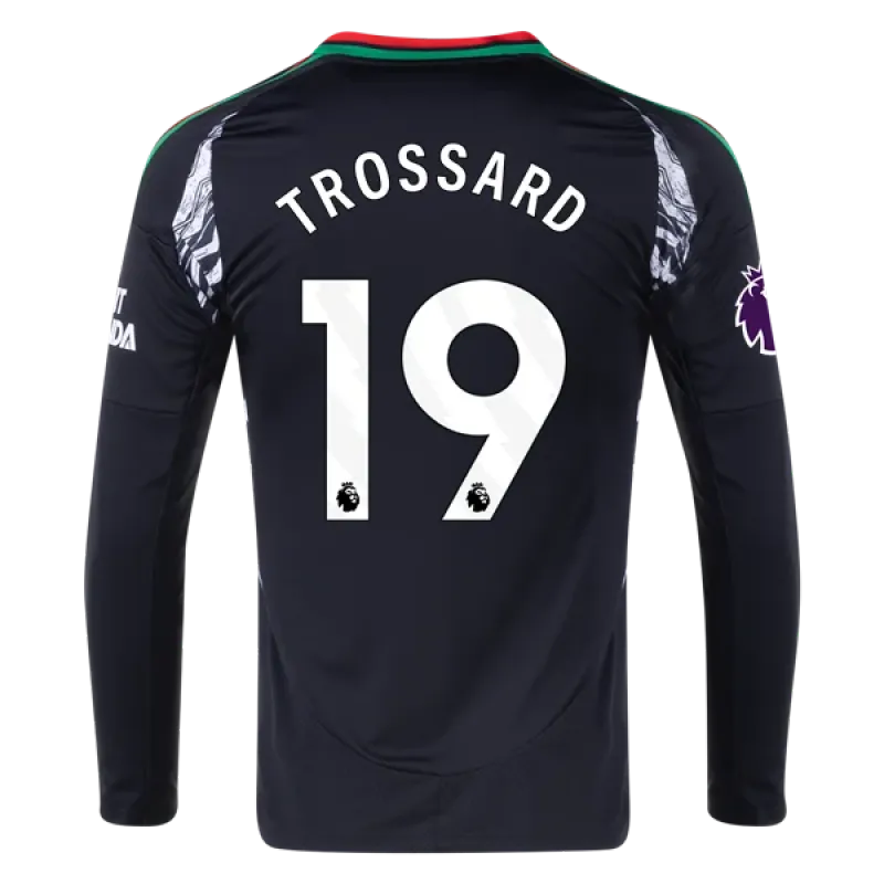 Leandro Trossard Arsenal 24/25 Long Sleeve Away Jersey