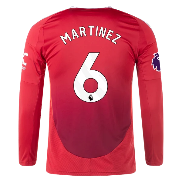 Lisandro Martínez Manchester United 24/25 Long Sleeve Home Jersey