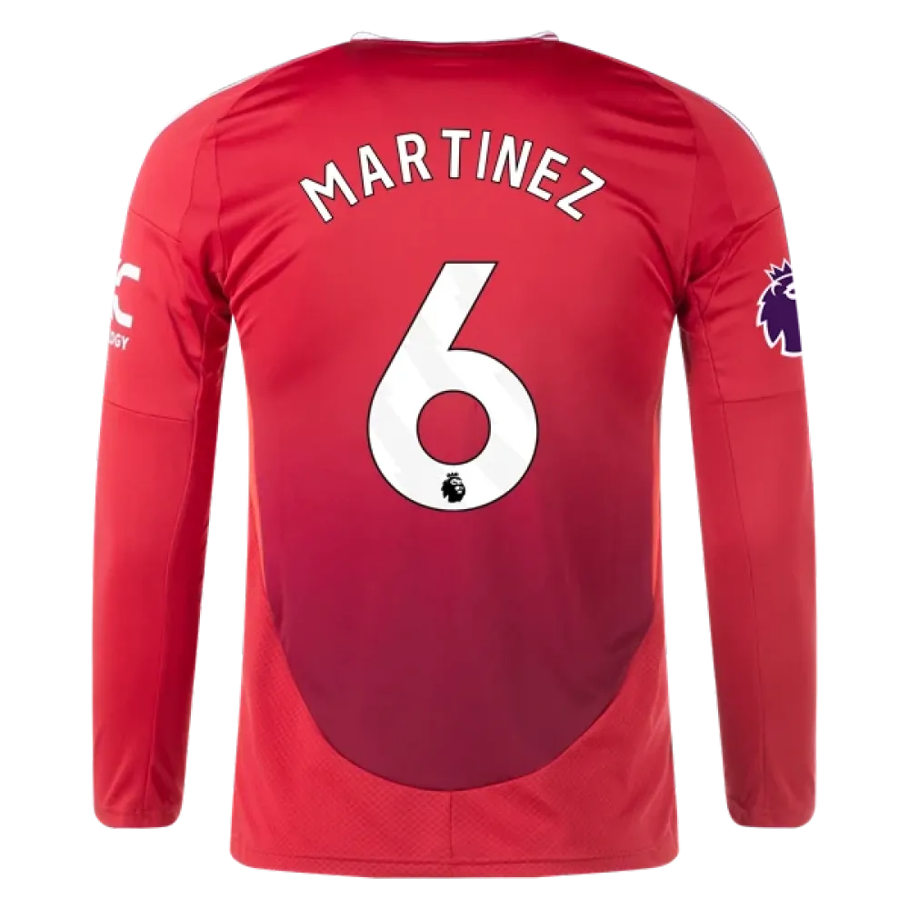 Lisandro Martínez Manchester United 24/25 Long Sleeve Home Jersey