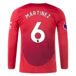 Lisandro Martínez Manchester United 24/25 Long Sleeve Home Jersey